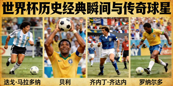 世界杯历史经典瞬间回顾与传奇球星图片
